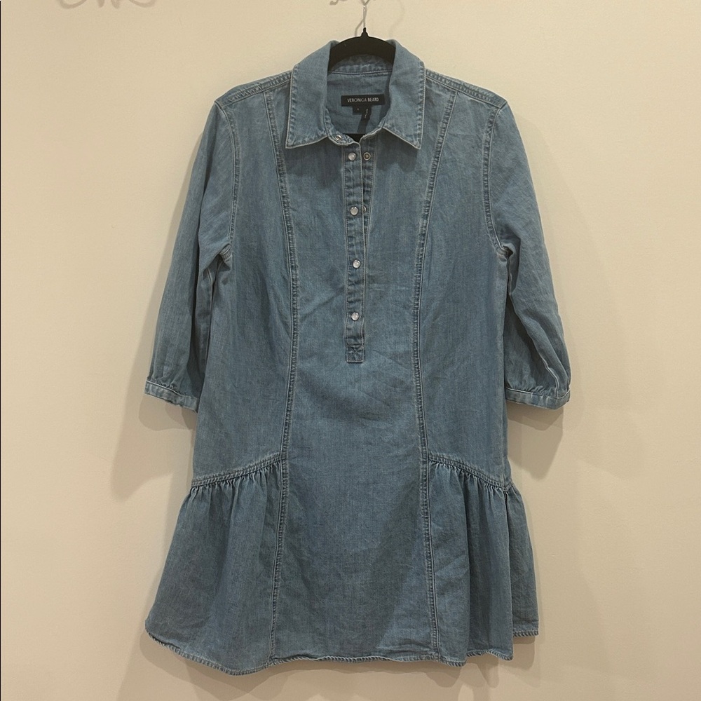 Veronica Beard Chambray Dress Sz 6